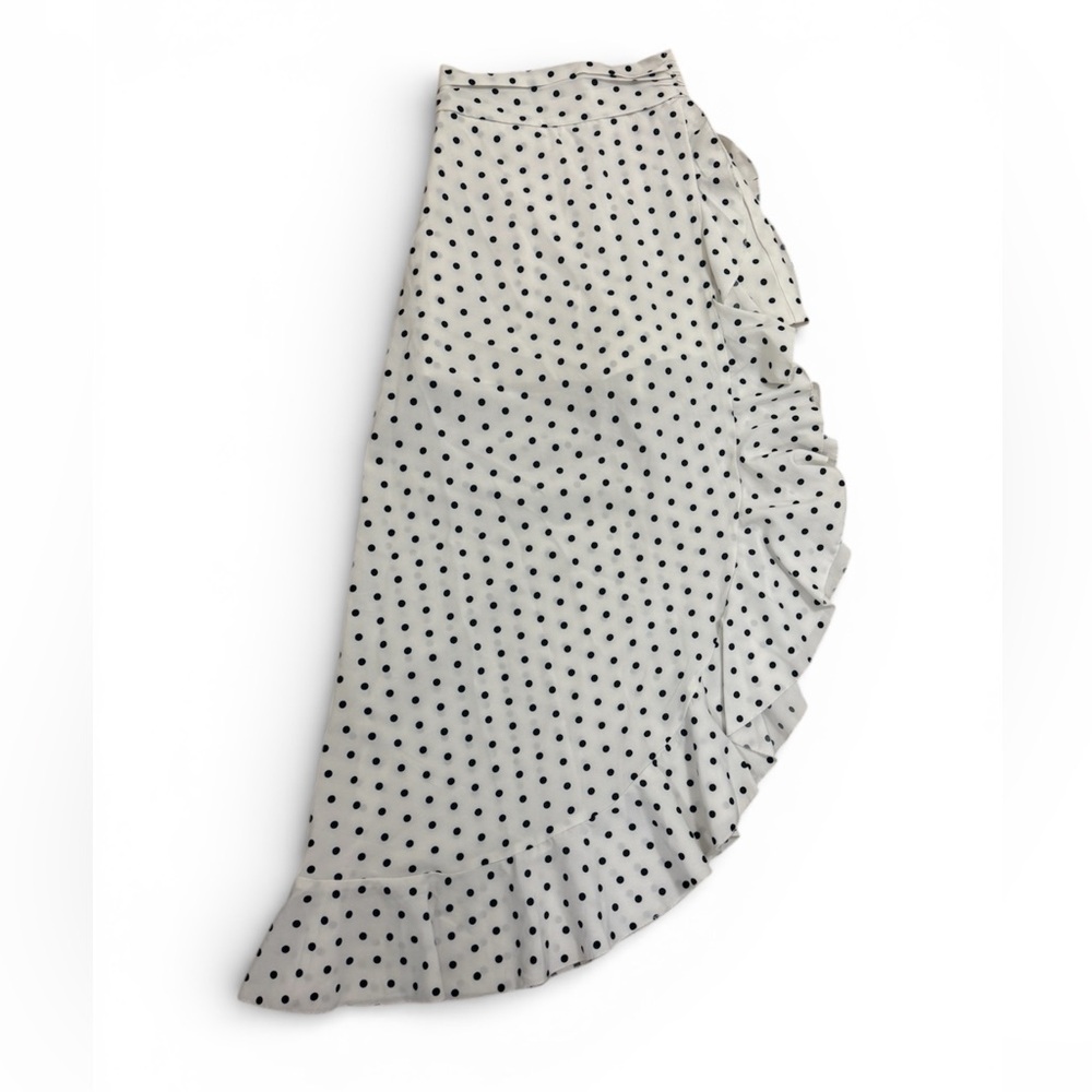 Polka Dot Ruffle Skort